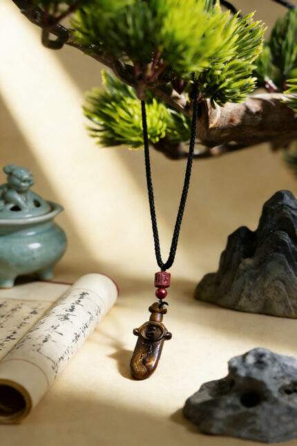 Traditional Chinese Peach Wood Sword Hanging Charm Pendant